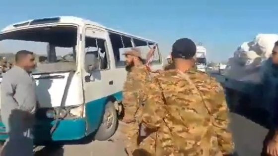 قتلى وجرحى بانفجار عبوة في حافلة تقل حراس نفط بدير الزور
