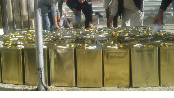 شرطة جرش تضبط في عملية أمنية نوعية شبكة لغش زيت الزيتون