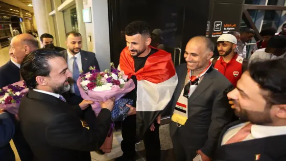 استقبال مثير لمنتخب العراق في الأردن بعد التأهل لكأس العالم