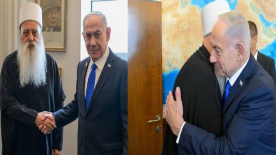نتنياهو يلتقي طريف بالأحضان في أعقاب التوترات الأخيرة