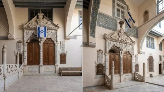 القصة الكاملة لرفع علم إسرائيل على كنيس بدمشق