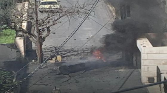 سقوط شظية مقذوف صاروخي في محيط وادي صقرة