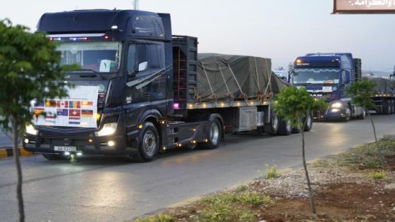 وصول قافلة المساعدات الإغاثية الأردنية المشتركة إلى لبنان