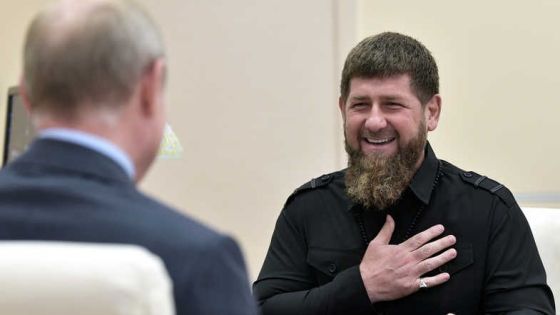 FILE PHOTO: Head of the Chechen Republic Ramzan Kadyrov speaks during a meeting with Russia's President Vladimir Putin at a residence near Moscow, Russia August 31, 2019. Sputnik/Alexei Nikolsky/Kremlin via REUTERS ATTENTION EDITORS - THIS IMAGE WAS PROVIDED BY A THIRD PARTY./File Photo