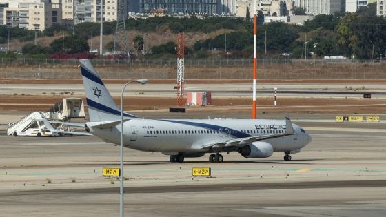 A picture shows an airplane on the tarmac at Israel's Ben Gurion airport near Tel Aviv on November 6, 2024. Lebanon's Hezbollah group on November 6 says fired rockets at an Israeli military base near Ben Gurion airport. Israel expanded operations in Lebanon in September 2024 nearly a year after Hezbollah began exchanging fire in support of its ally, the Palestinian Hamas movement following its attack on Israel in October 2023. (Photo by GIL COHEN-MAGEN / AFP) (Photo by GIL COHEN-MAGEN/AFP via Getty Images)