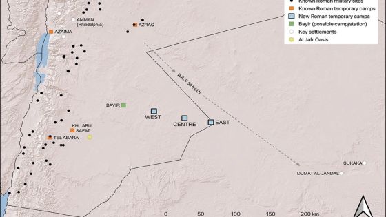 اكتشاف ثلاثة حصون رومانية على الحدود الأردنية السعودية