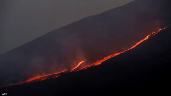 بركان جبل إتنا يثور من جديد و يفزع إيطاليا