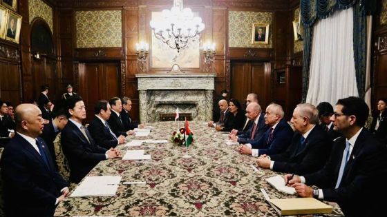 رئيس الأعيان يقترح تأسيس مجلس أعمال أردني ياباني