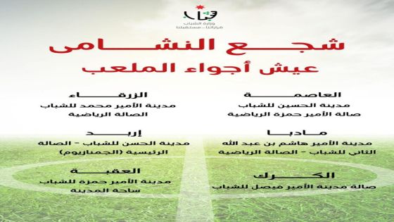 شاشات عملاقة في المدن الرياضية لبث مباريات المنتخب الوطني بكأس العرب