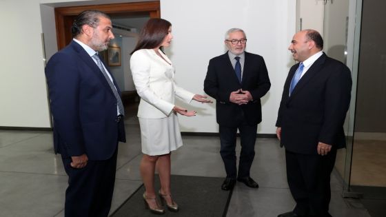 السفير الأردني في بيروت يجتمع بنواب الجمهورية القوية