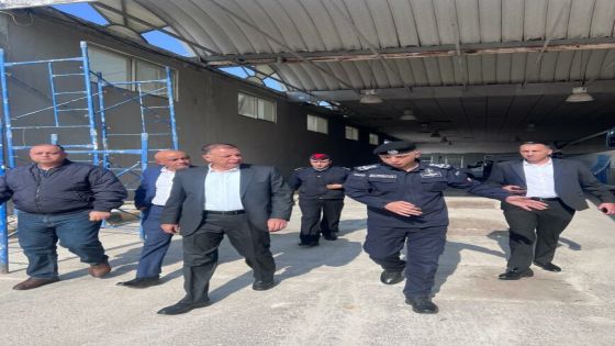 وزير الداخلية يتفقد الأعمال الإنشائية في جسر الملك حسين