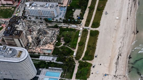 قتيل و99 مفقودا في انهيار جزئي لمبنى في فلوريدا