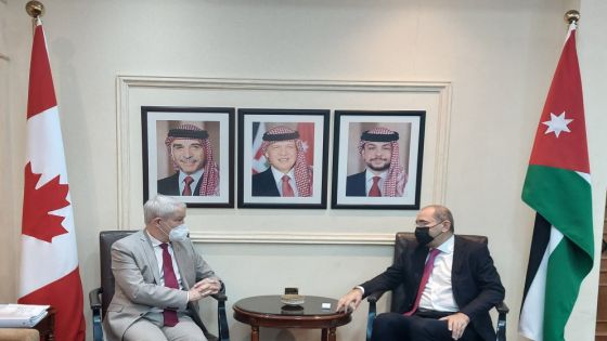 الأردن وكندا يبحثان جهود إيجاد أفق سياسي لتحقيق السلام العادل