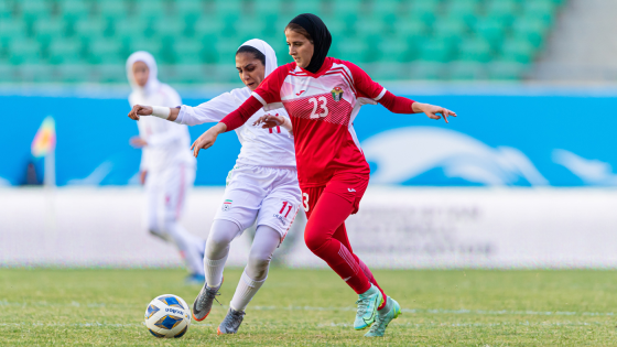 الاتحاد الاردني يطالب الاتحاد الاسيوي التحقق من جنس لاعبة ايرانية
