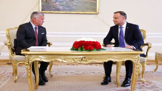 الملك يجري مباحثات موسعة مع الرئيس البولندي