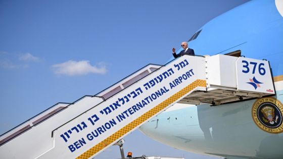 بايدن يغادر في أول رحلة جوية مباشرة من تل أبيب نحو السعودية