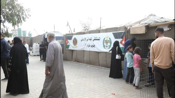 طواقم المستشفى الميداني الأردني جنوب غزة/8 تباشر أعمالها