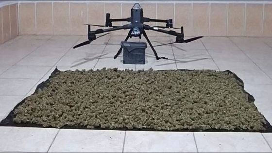 الجيش يحبط محاولة تهريب مواد مخدرة بواسطة طائرة مسيّرة