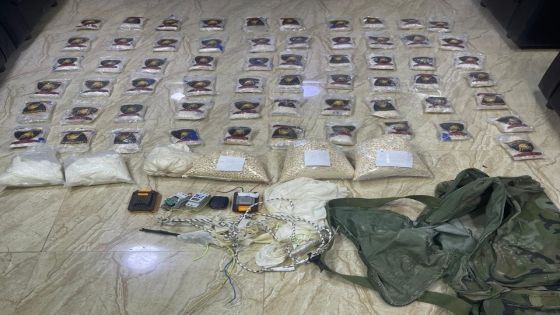 المنطقة العسكرية الشرقية تحبط محاولة تهريب مواد مخدرة بواسطة بالونات