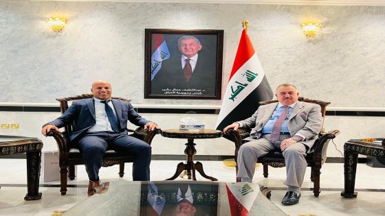 سفير جمهورية العراق لدى المملكة الأردنية الهاشمية يستقبل الرحالة الدكتور عبد السلام العجارمة