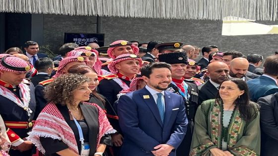 ولي العهد يزور الجناح الأردني في أوساكا