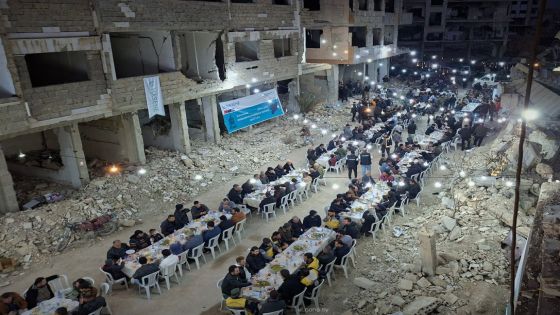 إفطار جماعي في جوبر يعيد الحياة لحي دمّره نظام الأسد