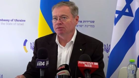 سفير أوكرانيا لدى تل أبيب: أتعاطف مع الشعب الإسرائيلي