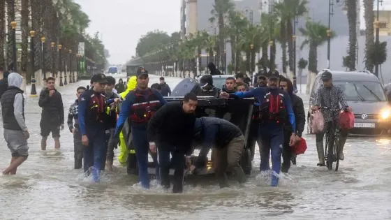 المغرب يعلن 4 مدن مناطق منكوبة إثر فيضانات واسعة