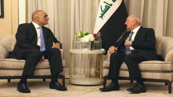 الخصاونة يلتقي في عمَّان رئيس جمهوريَّة العراق