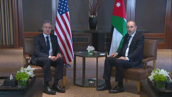 وزير الخارجية الأميركي أنتوني بلينكن يصل إلى عمان