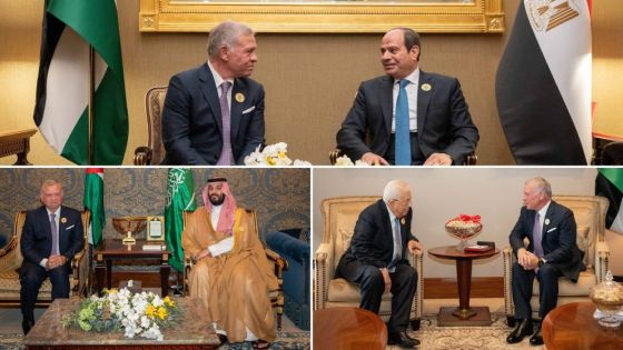 الملك يلتقي قادة دول شقيقة في قمة البحرين