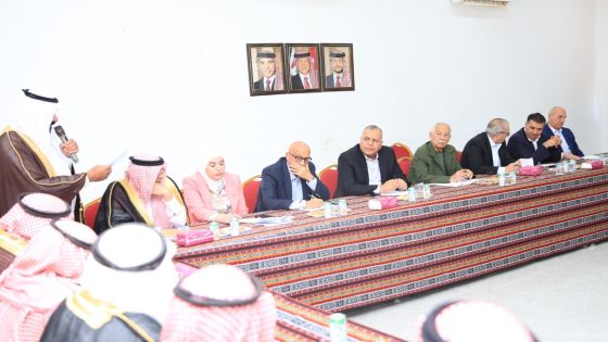 العيسوي يلتقي شيوخ ووجهاء الجفر للوقوف على مطالب واحتياجات القضاء