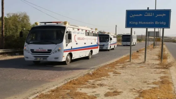القوات المسلحة تجلي الدفعة التاسعة من أطفال غزة المرضى للعلاج في الأردن
