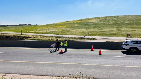 دهس رجل أمن ومهندس خلال عملهما على طريق عمّان التنموي