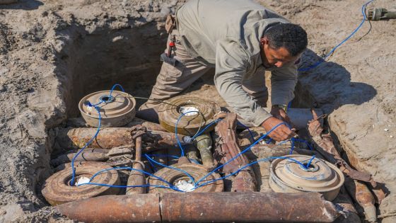 مشروع سعودي ينزع 971 لغمًا في الأراضي اليمنية خلال أسبوع