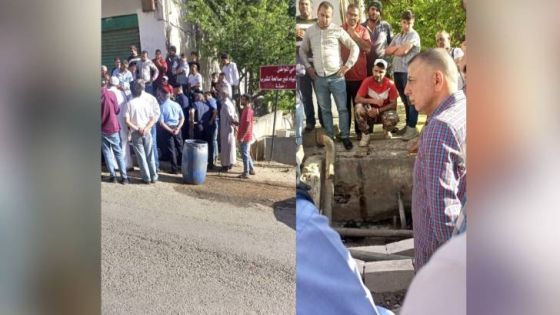وزير الداخلية يتفقد عيون المياه المغلقة في عنجرة بعد حالات التسمم