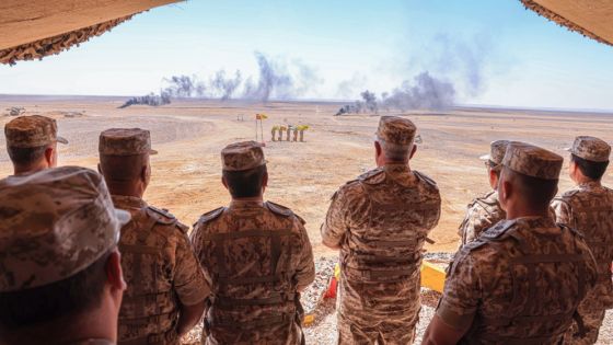 الحنيطي يتابع مجريات التمرين التعبوي الحصن الآمن في المنطقة الوسطى