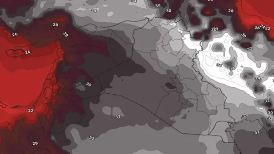 الأردن على أطراف الكتلة الهوائية الحارة