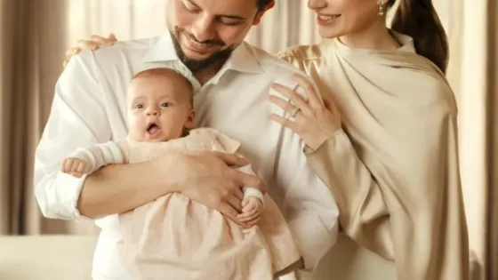 ولي العهد يحتفل بعيد ميلاد الأميرة إيمان الأول