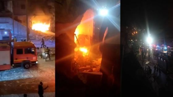الأمن العام: حريق وانهيار جزئي لمنزل بمنطقة النصر بسبب تسرّب غاز