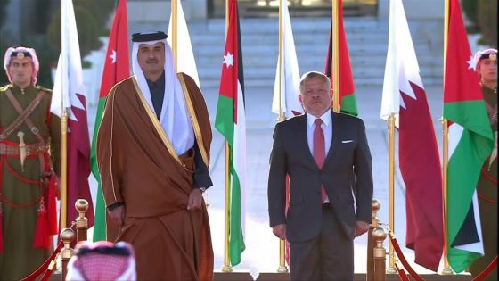 أمير دولة قطر يزور الأردن الأربعاء