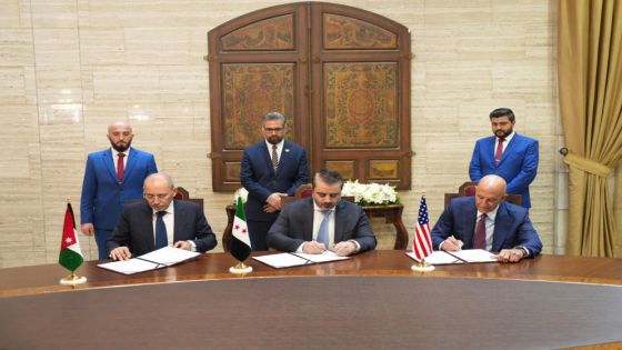 الصفدي والشيباني وبارك يوقعون على خارطة طريق لحل الأزمة في السويداء