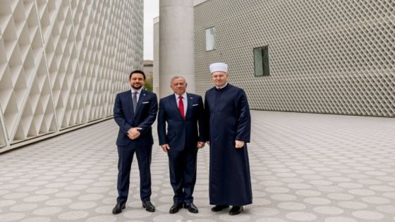 الملك وولي العهد يزوران مسجد ليوبليانا في سلوفينيا