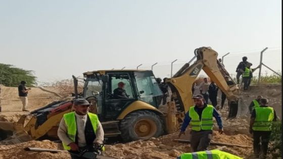 حملة أمنية كبيرة في الكفرين لردم 8 أبار مخالفة وخطوط كبيرة لسحب المياه