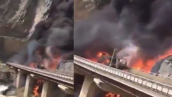 وفاة عشرات المعتمرين في اصطدام مروع بين حافلتهم وصهريج نفط بالمدينة المنورة