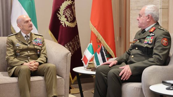 رئيس هيئة الأركان يستقبل نظيره الإيطالي