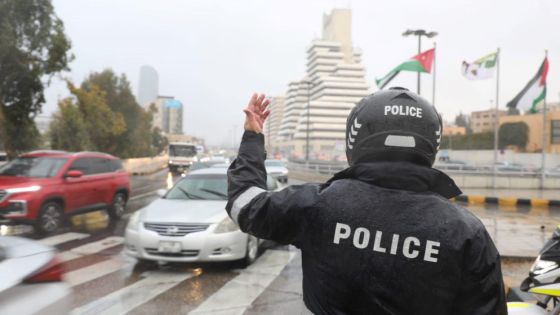 الأمن العام يجدد تحذيراته من المنخفض الجوي السائد ويدعو لتوخي الحيطة والحذر