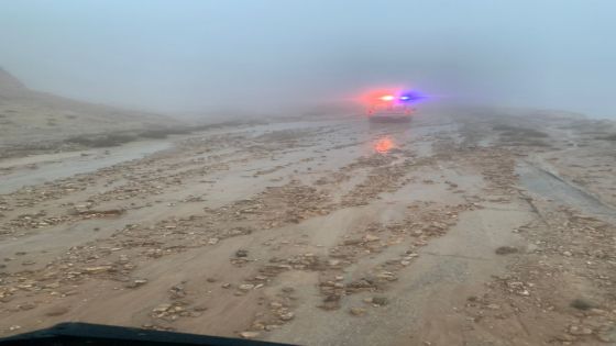 إغلاق مؤقت لطريق الكرك – الطفيلة إثر غزارة الأمطار والانهيارات