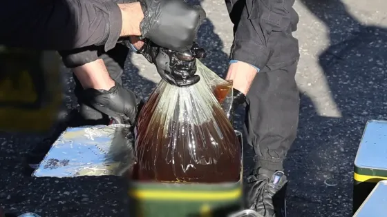 الأمن السوري يضبط شحنة ضخمة من مادة الكوكايين السائلة المخدِّرة