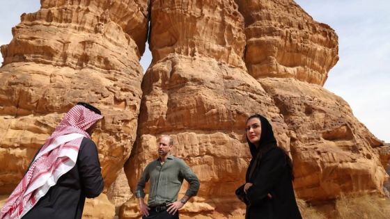 الأمير ويليام يختتم زيارته للسعودية بجولة بيئية في العلا